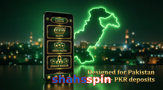 Main screen of Shahsspin pk page for PK players